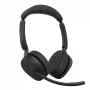 Jabra Evolve3 65 Stereo traadita Bluetooth-klapiga peakomplekt Link 390a USB-A adapteri ja laadimisalusega – Microsoft Teamsi sertifikaat, kõrvapealne, mürasummutava mikrofoniga, 37h aku