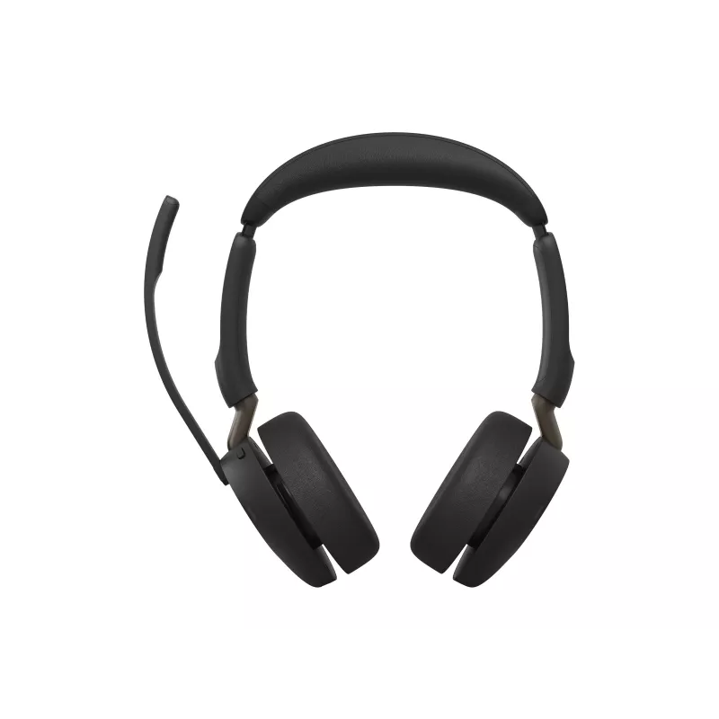 Jabra Evolve3 65 Stereo juhtmevaba peakomplekt koos Link 380c USB-C adapteri ja laadimisalustega, must