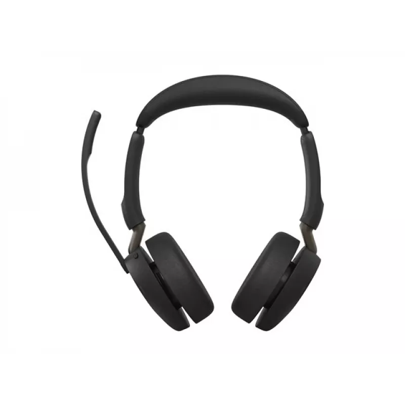 Jabra Evolve3 65 Stereo juhtmevaba peakomplekt koos Link 380c USB-C adapteri ja laadimisalustega, must
