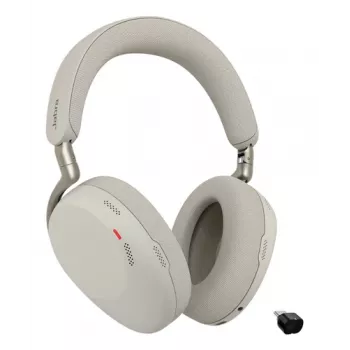 Jabra Evolve3 85 UC juhtmevaba ümberkõrvaklapp aktiivse mürasummutusega ja Link 390C adapteriga, soe hall