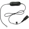 Jabra Smart Cord QD to RJ9 peakomplekti kaabel Cisco IP Phone 78XX seeria jaoks, must, spiraalne, 0,4 m kuni 2 m