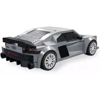 Jamara CaDA Audi R8 Coupé 1:24 Scale Building Blocks Set - 272 Pieces, Grey, Age 8+