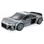 Jamara CaDA Audi R8 Coupé 1:24 Scale Building Blocks Set - 272 Pieces, Grey, Age 8+