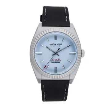 JASON HYDE JH10016 Unisex Analoogkell 40mm Roosakuldne Roostevabast Terasest Korpuse ja Musta Taaskasutatud Nahast Rihmaga