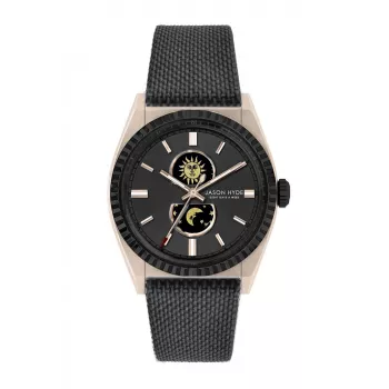 JASON HYDE MAN JH41006 (40mm) Kvartskell - Sinine sihverplaat, sinine taaskasutatud PET-rihm