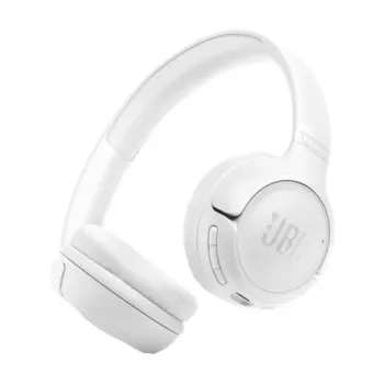 JBL Tune 530BT juhtmevabad kõrvaklapid, Pure Bass, Bluetooth 5.3, 57-tunni aku, kokkupandav disain – valge