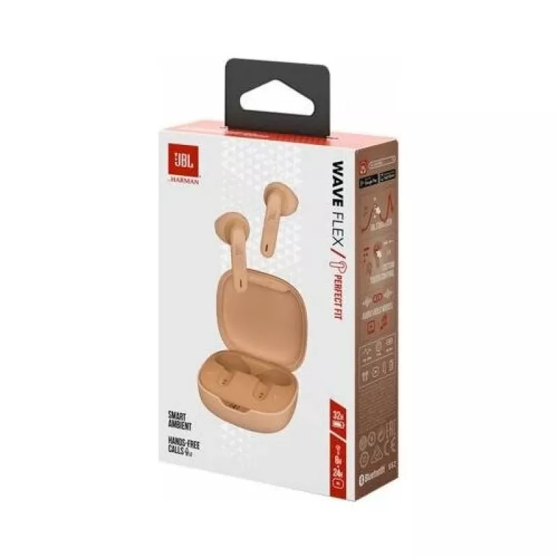 JBL Wave Flex TWS Bluetooth juhtmevabad kõrvasisesed kõrvaklapid beež EU