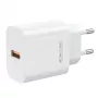 Jellico AK-165 USB 22.5W QC 3.0 nutikas kiirlaadija 1x USB (5-12V) valge