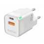Jellico C44 Mini PD 30W QC 3.0 Smart Adaptive Fast Charger with 1x USB-C (5-20V) / USB 3A White