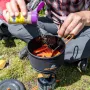 Jetboil 1.5L keraamiline keedupott - matkakeedupott FluxRingi, kõvadeks anodeeritud alumiiniumi, mittenakkuva katte ja kokkupandavate käepidemetega