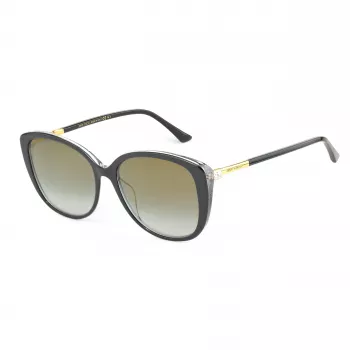 JIMMY CHOO ALY-F-S-AE2 Naiste kassisilma päikeseprillid kuldne pruuni gradiendiga 54/18/145 mm