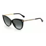 JIMMY CHOO AXELLEGS8079O Naiste liblik- ja kassisilmadega päikeseprillid - Must raam, gradienthallid läätsed 56/16/145 mm