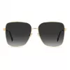 JIMMY CHOO HESTER-S-2M2 Naiste päikeseprillid - Must raam, hall gradientläätsed 59mm