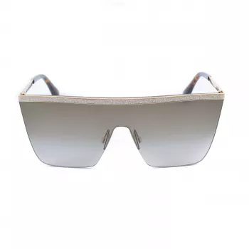 Jimmy Choo Leah/S 06JHA naiste päikeseprillid, kuldne metallist liblikaraam, pruunide gradientklaasidega 57 mm