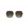 JIMMY CHOO LILI-S-J7D Naiste liblik- ja kassisilmadega päikeseprillid, kuldne metallraam, pruun gradientlääts 58 mm