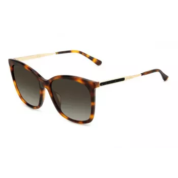 JIMMY CHOO NEREA Päikeseprillid NEREAGS05LHA Naiste Kass-silm Atsetaat Must Hall 55/20/144 mm