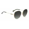 JIMMY CHOO BIRDIESPEFIB naiste päikeseprillid - ülisuured ruudukujulised kassisilma atsetaatraamiga - 60/18/145 mm - UV400 kaitse