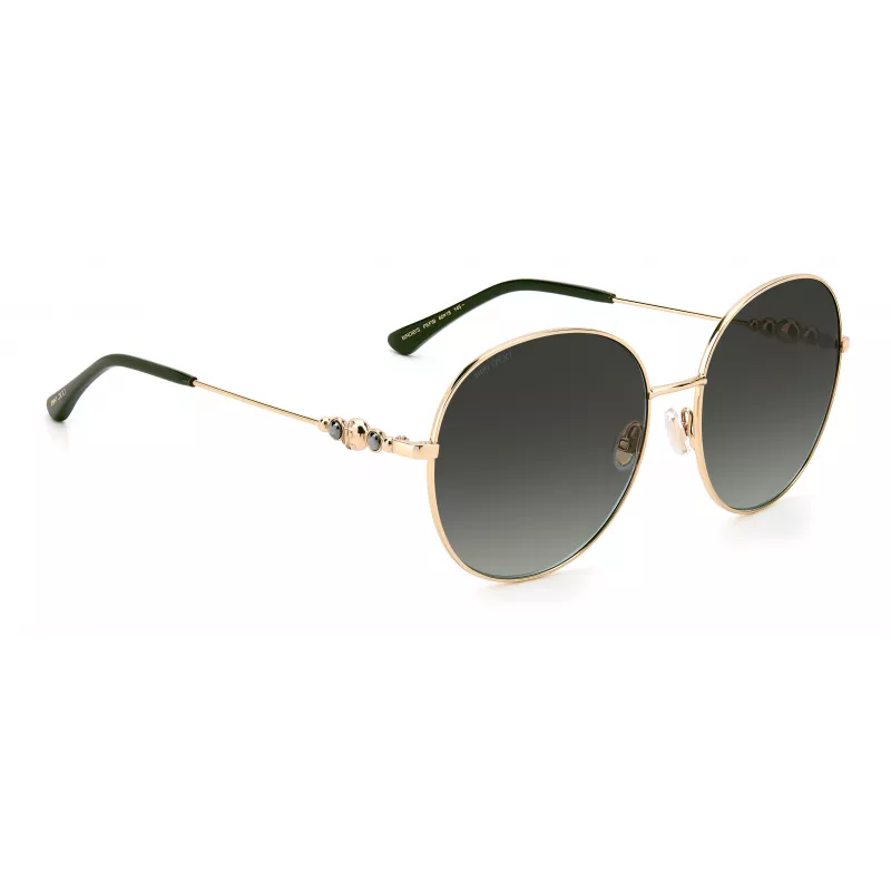 JIMMY CHOO BIRDIESPEFIB naiste päikeseprillid - ülisuured ruudukujulised kassisilma atsetaatraamiga - 60/18/145 mm - UV400 kaitse
