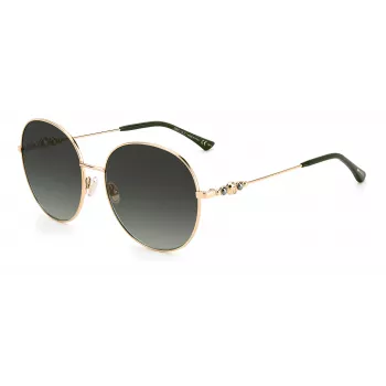 JIMMY CHOO BIRDIESPEFIB naiste päikeseprillid - ülisuured ruudukujulised kassisilma atsetaatraamiga - 60/18/145 mm - UV400 kaitse