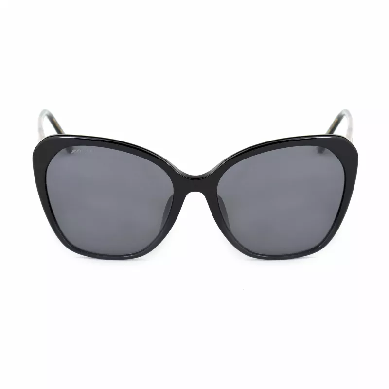JIMMY CHOO Naiste ELE-F-S-807 Moepäikeseprillid - Atsetaatraam, Polükarbonaat läätsed, UV400 kaitse, 56mm läätse laius
