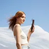 JISULIFE Handheld Fan 8 Brown - Kaasaskantav laetav miniventilaator toiteploki funktsiooniga