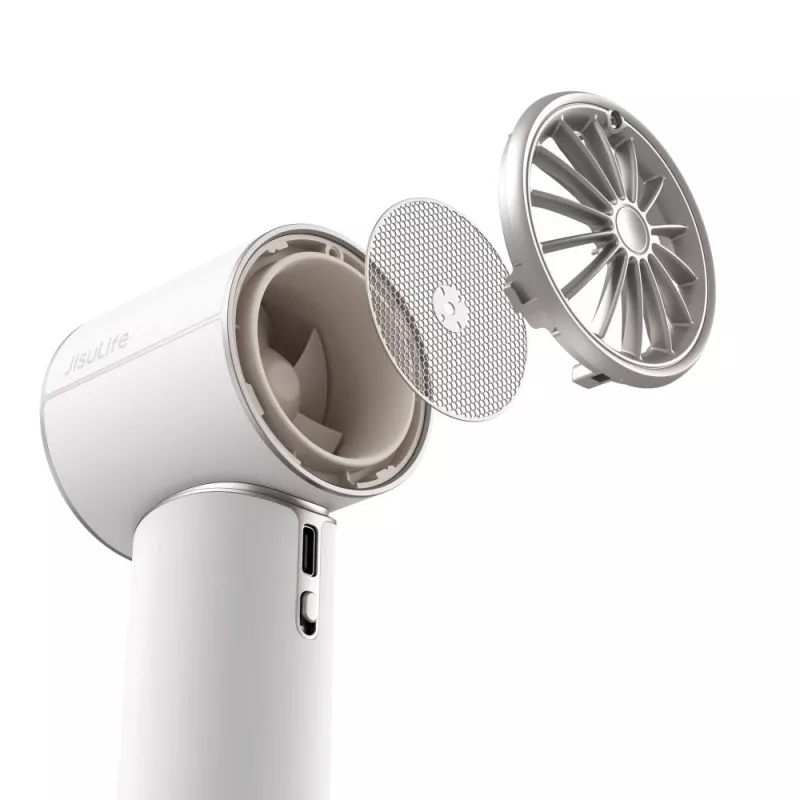 JISULIFE Käeshoitav Ventilaator Pro1 Mini 4250 mAh USB-C Kaasaskantav Ventilaator - Valge