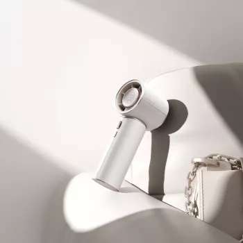 JISULIFE Käeshoitav Ventilaator Pro1 Mini 4250 mAh USB-C Kaasaskantav Ventilaator - Valge