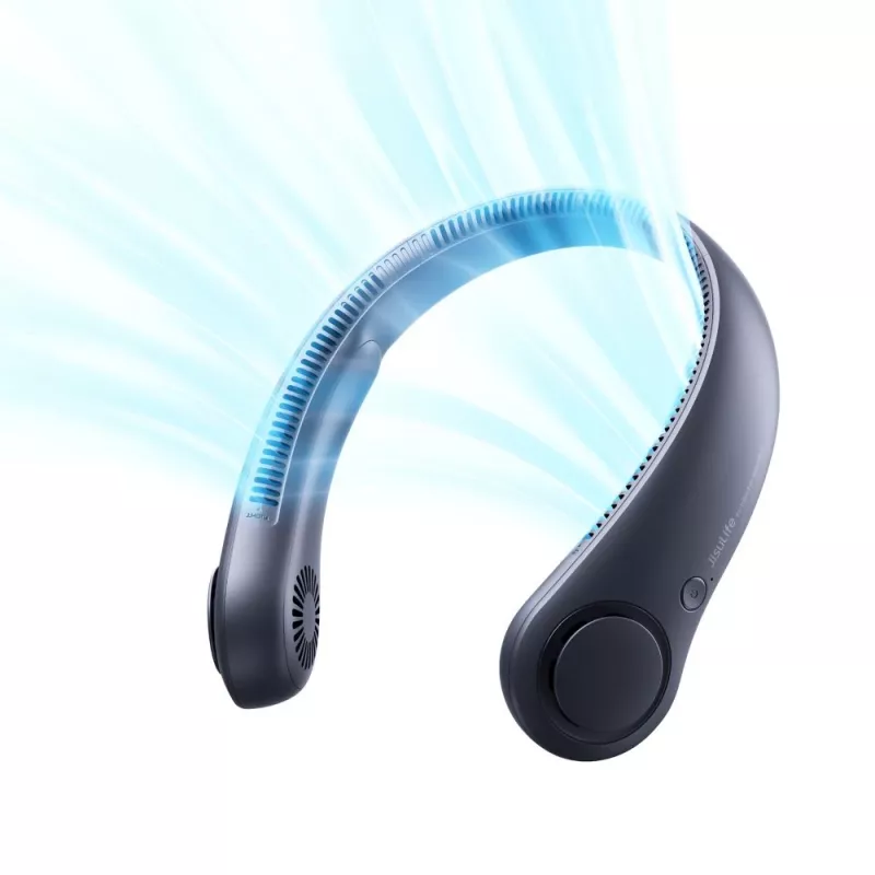 JISULIFE kaela-ventilaator 3, tumehall