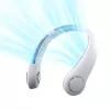 JISULIFE Neck Fan 3 Grey - kantav labadeta ventilaator 4000mAh akuga, 5 kiirust, USB-C