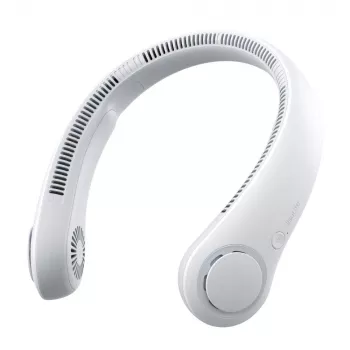 JISULIFE Neck Fan 3 Grey - kantav labadeta ventilaator 4000mAh akuga, 5 kiirust, USB-C