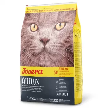 JOSERA Catelux kuiv kassitoit – lõhe ja linnuliha, karvapallide kontroll, 400g