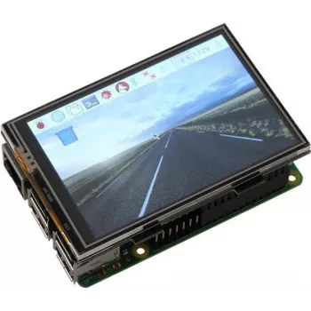 Joy-it 3,5-tolline TFT puutetundlik ekraanimoodul Raspberry Pi B+ / 2B / 3B / 3B+ / 4B jaoks - 480x320 SPI resistiivne puuteekraan