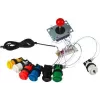 JOY-IT RBT DIY kodeerija USB mänguautomaadi kontrolleri plaat DIY mänguautomaadi kappidele ja võitluskeppidele (SBC-ZDE)