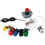 JOY-IT RBT DIY kodeerija USB mänguautomaadi kontrolleri plaat DIY mänguautomaadi kappidele ja võitluskeppidele (SBC-ZDE)