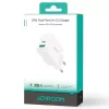 Joyroom 20W Dual-Port (USB-A + USB-C) Laadija EU Pistik Valge