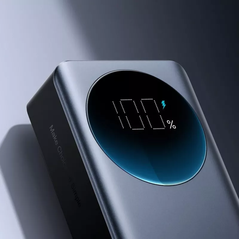 JOYROOM 30000mAh 65W Power Bank digitaalse ekraaniga (JR-PBF05) - Must