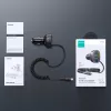 Joyroom 4-in-1 Fast Car Charger PD QC3.0 AFC FCP with 1.6m 57W Lightning Cable Black