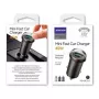 JOYROOM 45W USB Car Charger with USB-C and USB-A, Power Delivery, Quick Charge 3.0, AFC, SCP, Grey (C-A35)