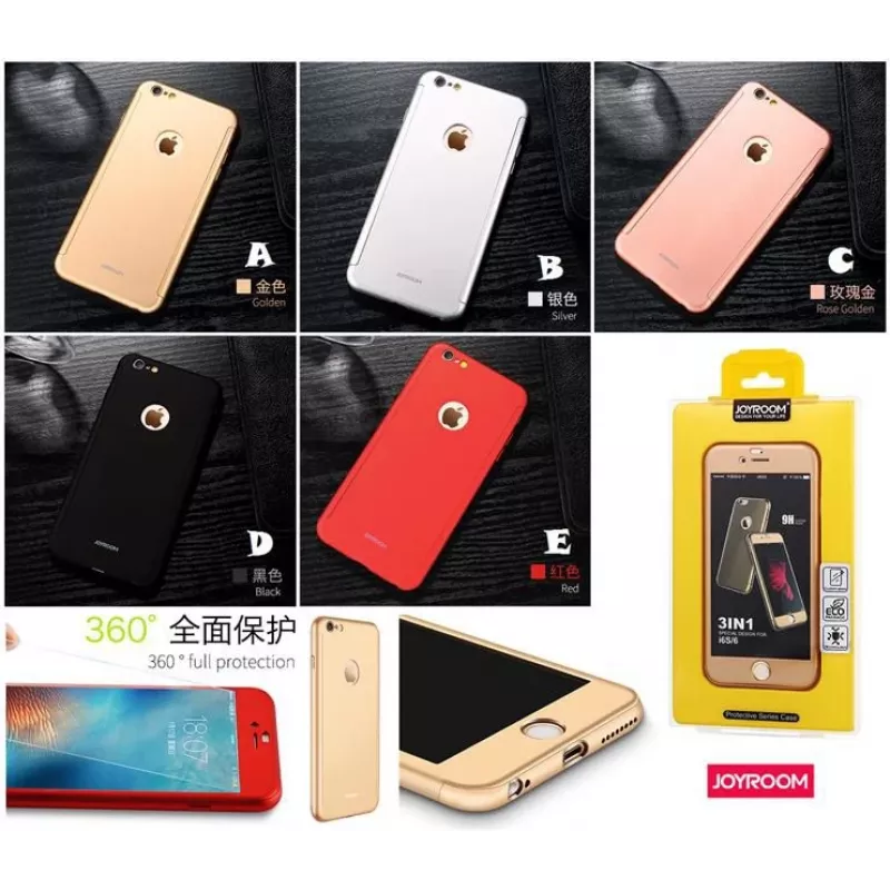 Joyroom Apple iPhone 7 Plus Plastic Case 360° JR-BP208 Rose Gold