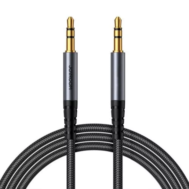 Joyroom Audio Cable Stereo, 3.5 mm Mini Jack, 1.2m, Must (SY-A08)