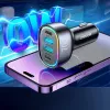 Joyroom CL29 70W 4-Port Car Charger with 2 USB-C and 2 USB-A, Black