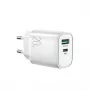 JOYROOM Kiirlaadija USB-A QC3.0 / USB-C PD 20W Valge (L-QP2011)