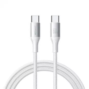 JOYROOM Flash Series USB-C to USB-C kaabel A28, 60W, 480 Mbps, 2m, valge (S-A28-CCW2)