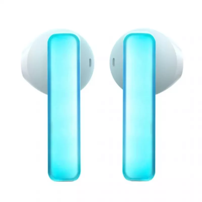 Joyroom IceLens Series True Wireless Earbuds LED-tuledega, Bluetooth 5.3, Valge (JR-TC1-WHT)