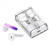 Joyroom IceLens Series True Wireless Earbuds LED-tuledega, Bluetooth 5.3, Valge (JR-TC1-WHT)
