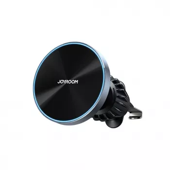Joyroom Joyroom Magnetiline Autohoidik Juhtmevaba Laadija 15W Õhutusava jaoks Must (JR-ZS240 Pro)