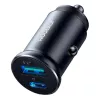 Joyroom JR-CCN05 Mini autolaadija 30W USB-A USB-C Must