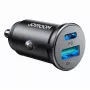 Joyroom JR-CCN05 Mini autolaadija 30W USB-A USB-C Must