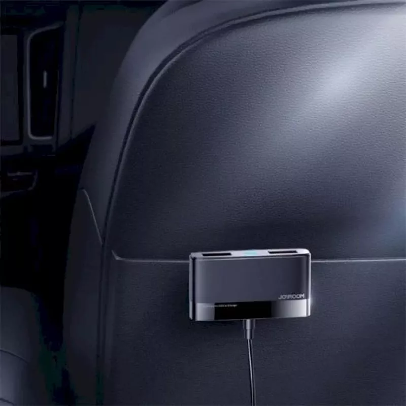 Joyroom JR-CL03 5-in-1 autolaadija, 31W, 5 USB-A porti, must