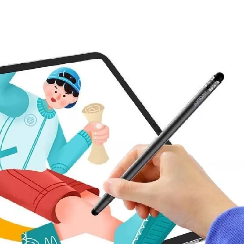 JOYROOM JR-DR01 aktiivne mahtuvuslik puutepliiats puuteekraanile, must (JR-DR01-BLK-2)